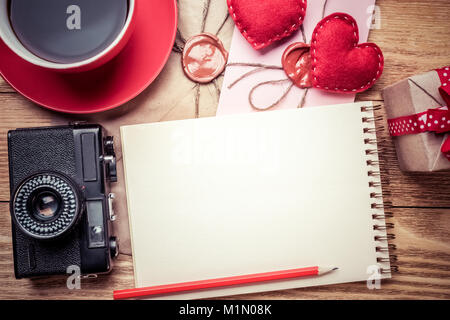 Writing love confession Stock Photo