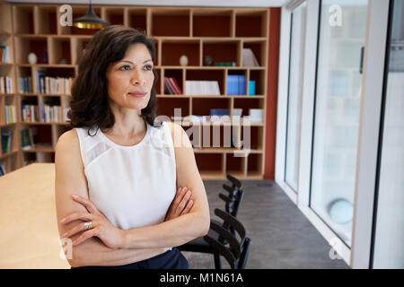 Middle aged female media creative in her office Stock Photo