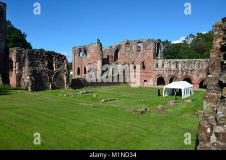 Furness Abbey, Barrow-in-Furness, Cumbria. 12th century ruined monastery managed by English Heritage. UK Stock Photo