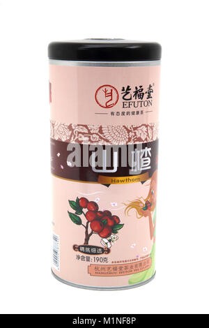 Efuton Chinese Hawthorn Flower Tea Stock Photo