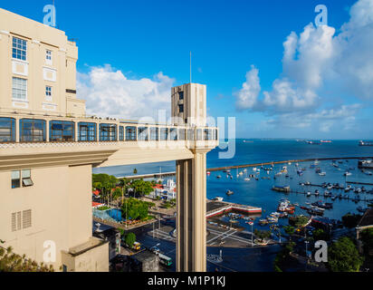 Lacerda Elevator, Salvador, State of Bahia, Brazil, South America Stock Photo