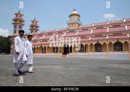 Cao Dai Holy See Temple, Thay Ninh, Vietnam, Indochina, Southeast Asia, Asia Stock Photo