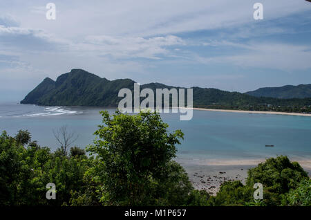 Bay at Maluk beach on Sumbawa, Indonesia Stock Photo