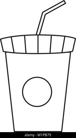 soda cup vector illustration Stock Vector