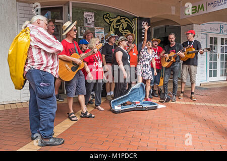 The Sydney Street Choir singing at the 46th annual Country Music Festival,Tamworth Australia. Stock Photo