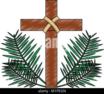 christian catholic paraphernalia  icon image  Stock Vector