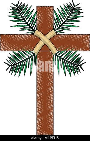 christian catholic paraphernalia  icon image  Stock Vector