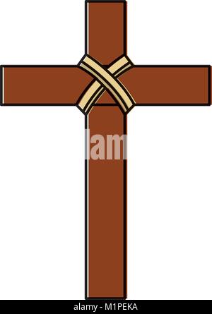 christian catholic paraphernalia  icon image  Stock Vector