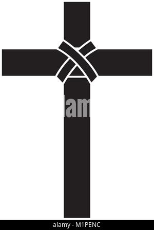 christian catholic paraphernalia  icon image  Stock Vector