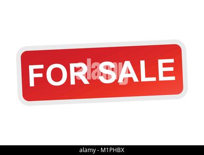 For sale flat vector icon Stock Vector