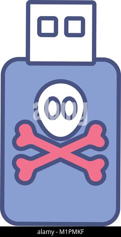 Usb flash drive icon Stock Vector