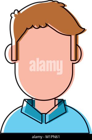 avatar man iocn Stock Vector