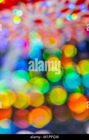 Crystal Bokeh Rainbow Vibrant Abstract Circles Background Stock Photo