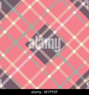 Seamless tartan vector pattern.striped plaid pattern Stock Vector