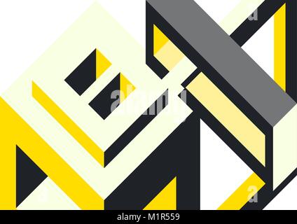 Colorful minimal geometric covers design Stock Vector