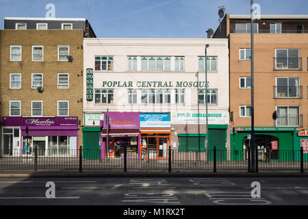 Poplar Central Mosque in East London, UK Stock Photo