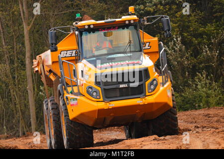 Rear Tipping Dump Truck Stock Photo