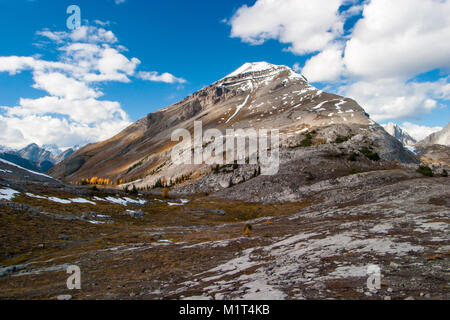 Burstall Pass in Kananaskis Country on a fall day Stock Photo