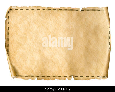treasure map isolated background 3d illustration Stock Photo - Alamy