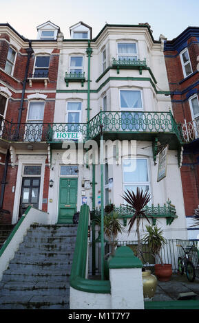 The exterior of the former Palm Court Hotel in Margate Kent which has