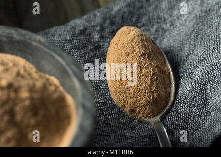 Dry Organic Lucama Powder Superfood in a Bowl Stock Photo