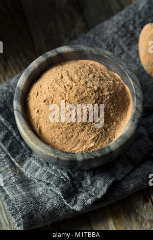 Dry Organic Lucama Powder Superfood in a Bowl Stock Photo