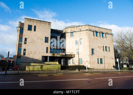 Bolton Law Courts, Blackhorse Street, Bolton BL1 1SU Stock Photo
