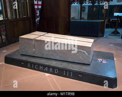 The Tomb Of Richard The Third Inside Leicester Cathedral The King Was the-tomb-of-richard-the-third-inside-leicester-cathedral-the-king-was