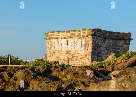 Mayan ruins in Riviera Maya, Cancun, Mexico. Stock Photo