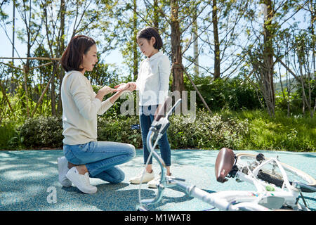 A cordial mommy and little girl, family concept photo 082 Stock Photo