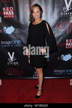 Beverly Hills, CA, USA. 1st Feb, 2018. 01 February 2018 - Beverly Hills, California - Christi Mills. ''Living Among Us'' Los Angeles Premiere held at Ahrya Fine Arts Theatre. Photo Credit: Birdie Thompson/AdMedia Credit: Birdie Thompson/AdMedia/ZUMA Wire/Alamy Live News Stock Photo