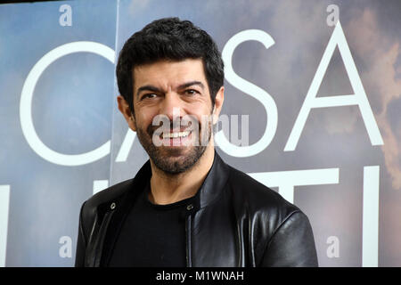 Rome Italy 02 February 2018 Cinema Moderno - Photocall film presentation A Casa Tutti Bene, Pierfrancesco Favino in the role of Carlo Credit: Giuseppe Andidero/Alamy Live News Stock Photo