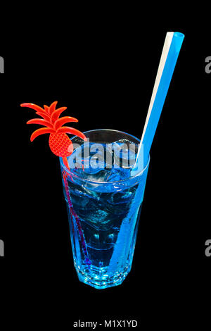 soft drink on a black background Stock Photo