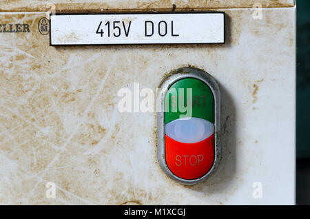 electric switch for machine Stock Photo