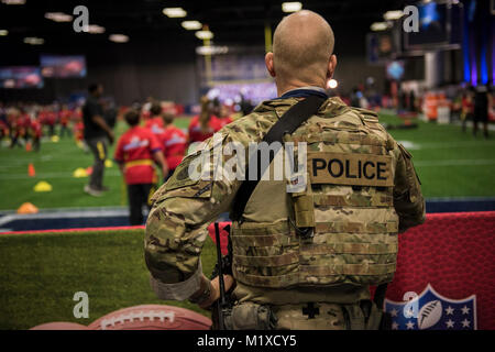 HSI SRT members will be a visible presence throughout Super Bowl week leading up to the big game. Stock Photo