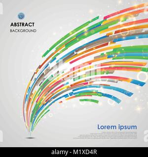 Abstraction of colorful modern style composition in various shapes of gradient, illustration vector eps10 Stock Vector