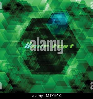 Hexagon abstract background Stock Vector