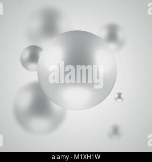 Vector glass glossy sphere Stock Vector