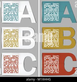 Vector Paper Progress background Stock Vector