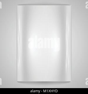 Blank paper/steel background Stock Vector