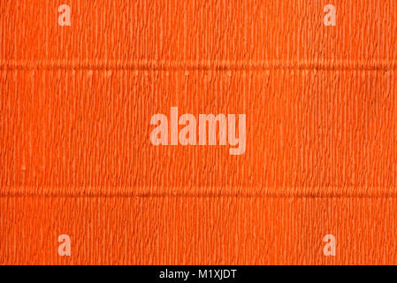 orange color crepe paper texture background Stock Photo