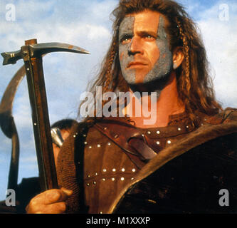 BRAVEHEART 1995 Icon Entertainment film with Mel Gibson Stock Photo