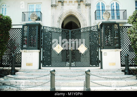 April 6, 2005 - Miami, FL, USA: The entrance to the Versace Art Deco Casa Casuarina aka the Versace House on Ocean Drive in Miami Beach, Florida Stock Photo