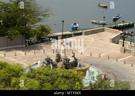 Paseo de la Princesa Old San Juan, Puerto Rico Stock Photo