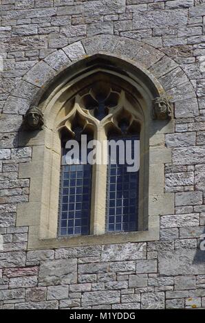 St Michaels and All Angles Church, Victorian Neo Gothic Architecture. Heavitree, Exeter, Devon, UK. Stock Photo