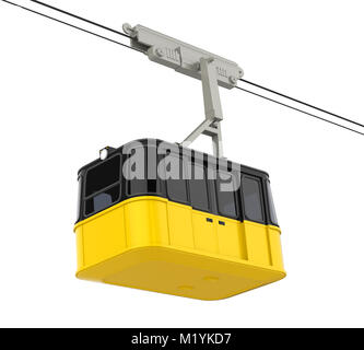 Gondola Lift Cable Car Isolated Stock Photo