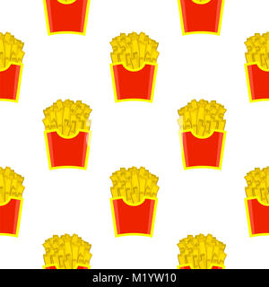 French Fries In Blank Fry Box On White Background. Stock Photo, Picture and  Royalty Free Image. Image 60050065.