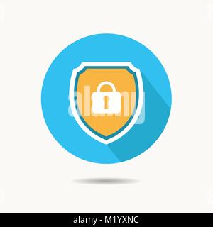 Protection background. Technology security Stock Vector