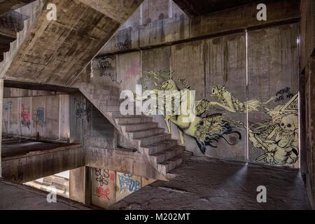 Shot at an abandoned site in Thailand, Southeast Asia Stock Photo