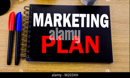 Conceptual hand writing text caption showing Marketing Plan. Business concept for Planning Successful Strategy written on sticky note with copy space  Stock Photo